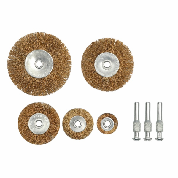 Sada kartáčů drátěných bočních 5 ks TOYA