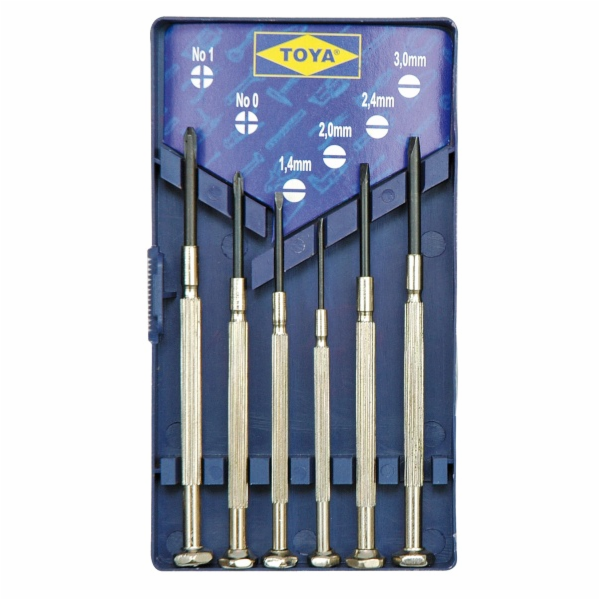 Sada šroubováků hodinářských 6 ks TOYA