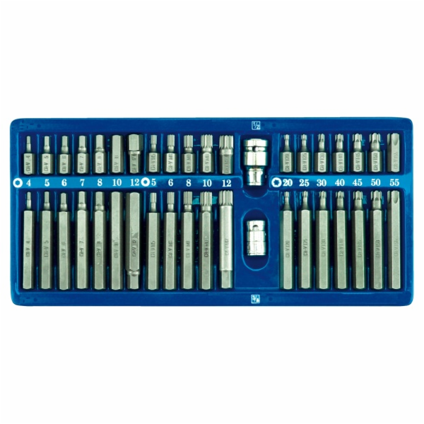 Speciální klávesy Vorel metal hex torx spline 40 kusů