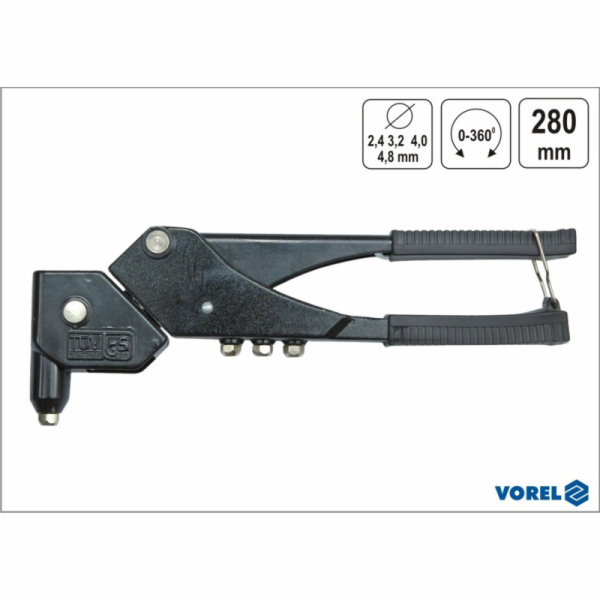 Nýtovačka ruční 280 mm otočná TOYA