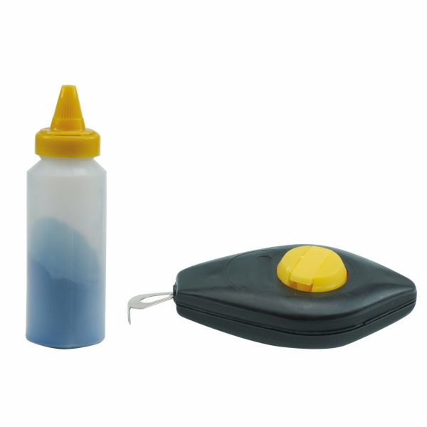 Šňůra orýsovací 15 m plast + modrá křída (115g) TOYA