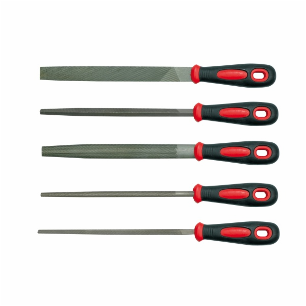 Sada pilníků zámečnických 200 mm 5 ks TOYA