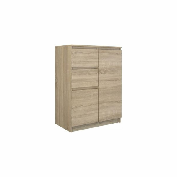 Topeshop 2D2S SONOMA komoda