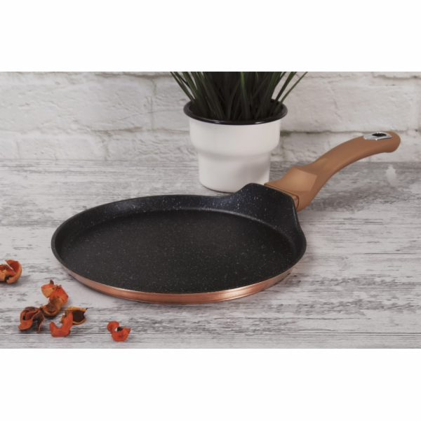 Pánev na palačinky s mramorovým povrchem 25 cm Rosegold M...