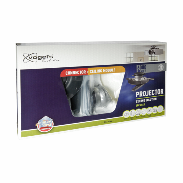 Vogels EPC 6545 stribrna Projektor stropni uchyt     76mm