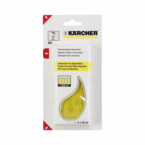 Koncentrát na čištění oken Kärcher, 4ks 6.295-302.0