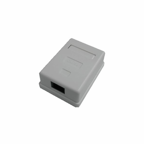DATACOM Datová zásuvka UTP CAT5E 1xRJ45 na omítku bílá