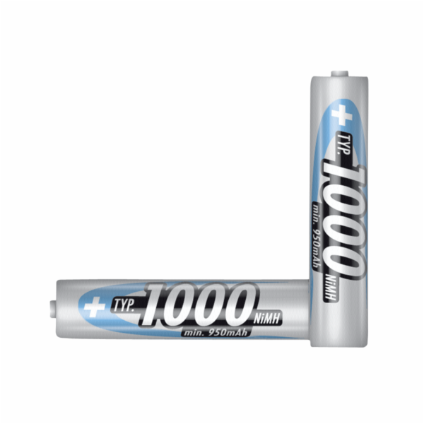 1x4 Ansmann NiMH Aku 1000 Micro AAA 950 mAh