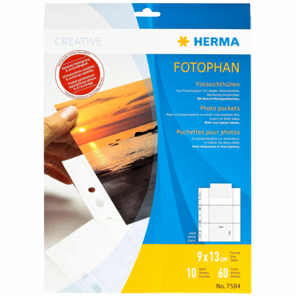 Herma fotophan  9x13 na sirku 10 listu 7584
