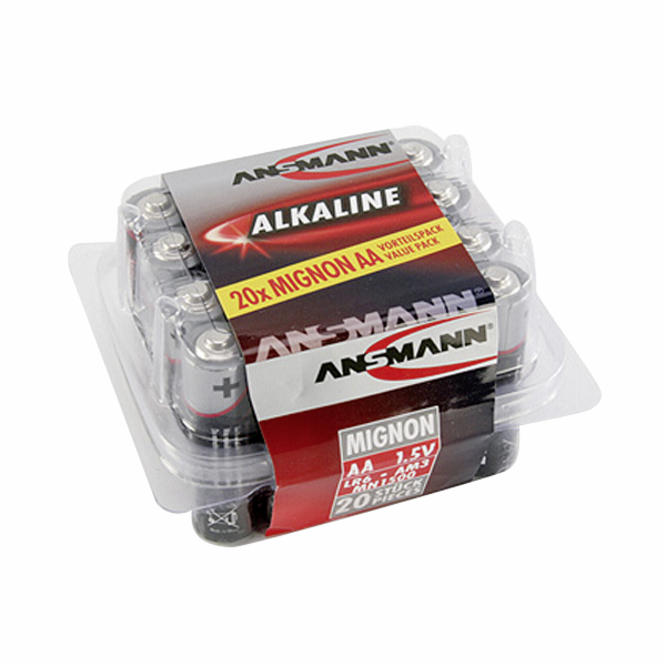 1x20 Ansmann Alkaline Mignon AA red-line Box