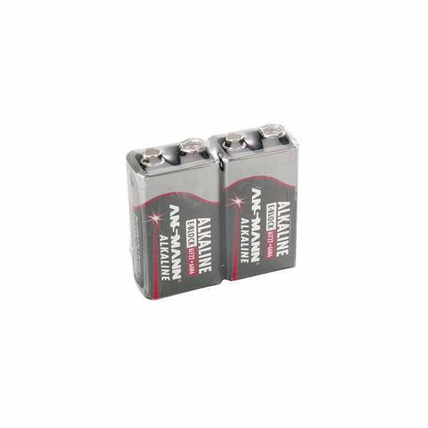 1x2 Ansmann Alkaline 9V-Block red-line