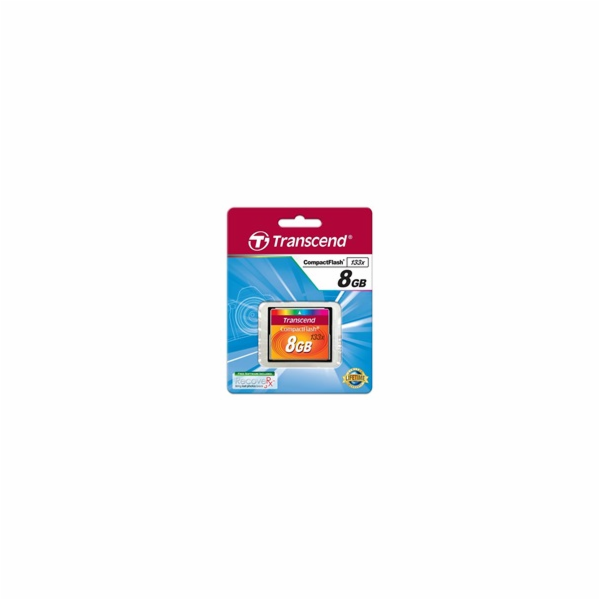 Transcend CompactFlash 8GB TS8GCF133 paměťová karta