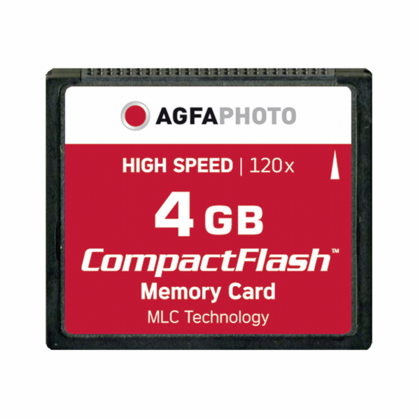Paměťová karta AgfaPhoto Compact Flash 4GB High