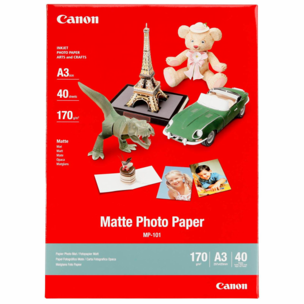 Canon fotopapír  MP-101 A3 40 ks 170 g/m2 matný
