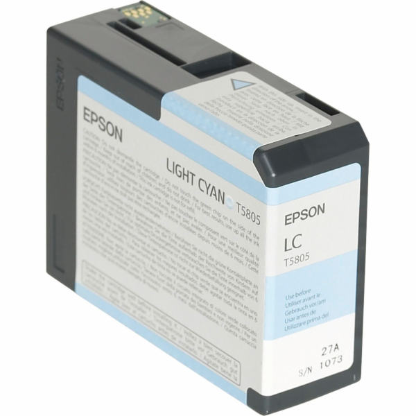 Epson cartridge svetle  modra T 580  80 ml              T...