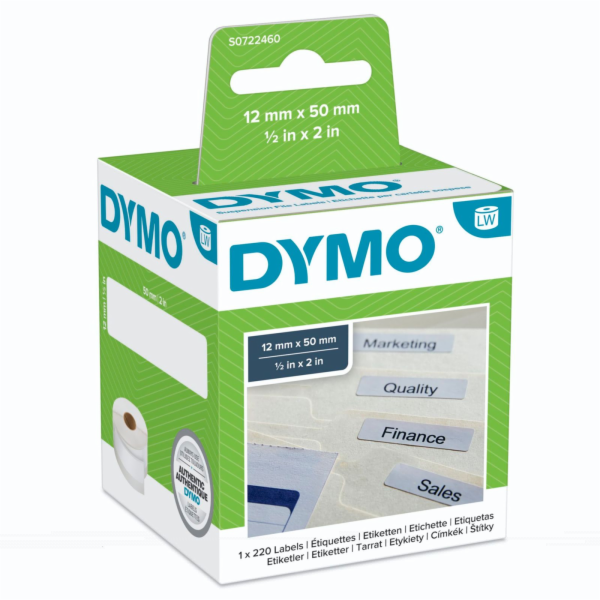 Dymo LabelWriter ORIGINÁLNÍ závěsný pořadač štítky 12x50m...