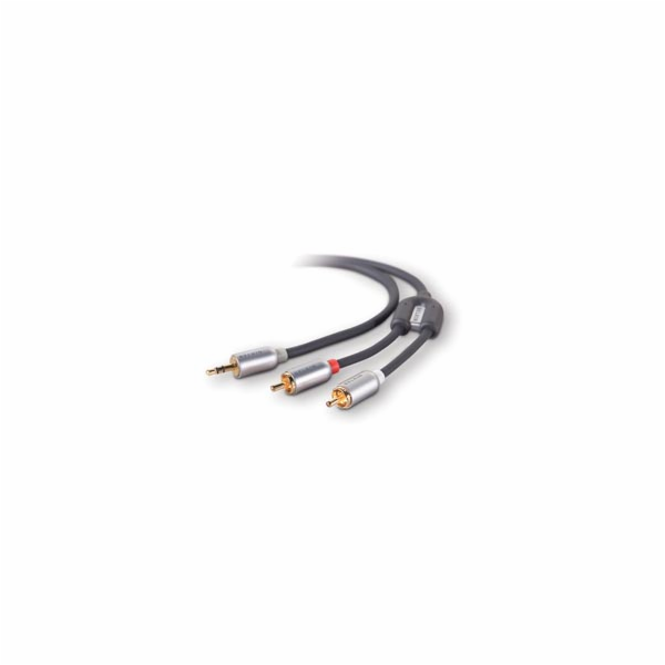 Belkin kabel audio zvukový Y, konektor 3,5mm/kolíky 2RCA ...