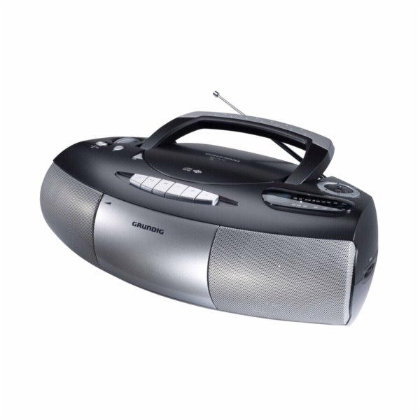 Radiomagnetofon Grundig RRCD 1350 MP3 stříbrno-černý