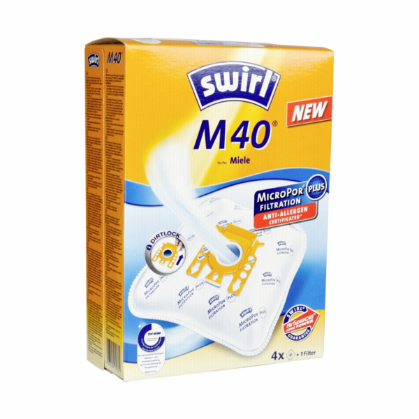 Swirl M40 MicroPor plus, 4 ks Sáček do vysavače Swirl M 4...