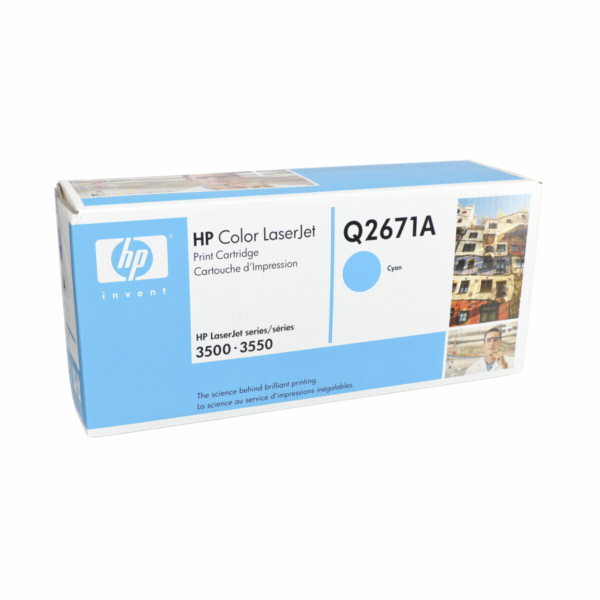 HP 309A Colour LaserJet original toner cartridge cyan sta...