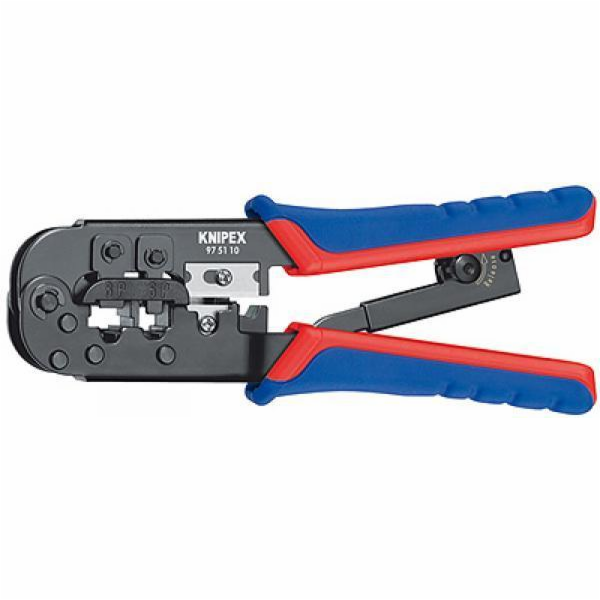 KNIPEX 97 51 10 SB RJ11, RJ12, RJ45 Krimpovací kleště