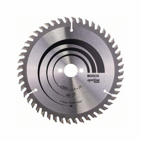 Kotouč pilový Bosch Optiline Wood 160mm 48 zubů