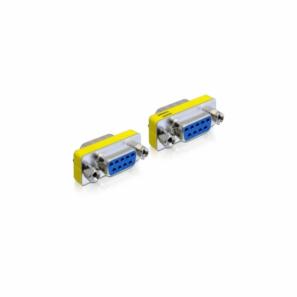 Delock DB-9-DB-9, žlutá (65008)