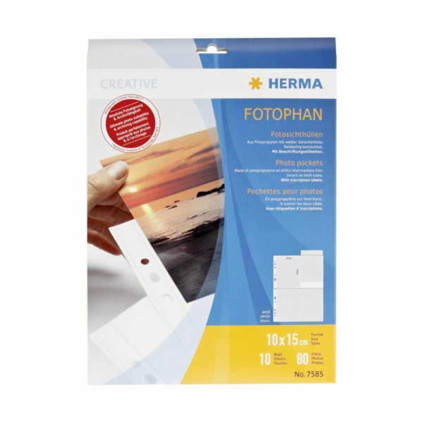 Herma fotophan 10x15 na vysku 10 listu 7585