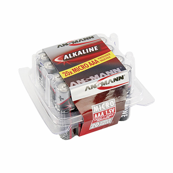 1x20 Ansmann Alkaline Micro AAA red-line Box