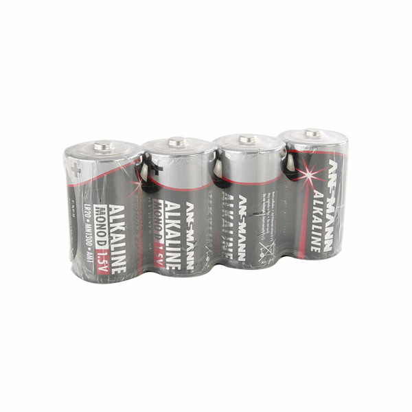1x4 Ansmann Alkaline Mono D LR 20 red-line