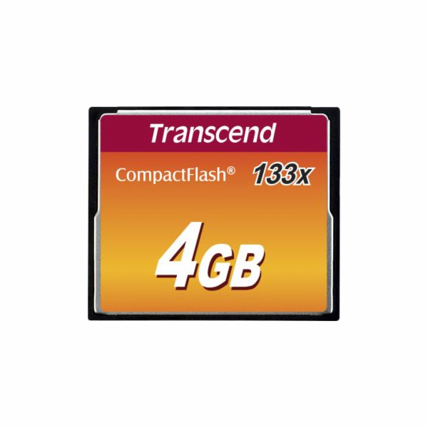 Transcend CompactFlash 4GB TS4GCF133 Paměťová karta