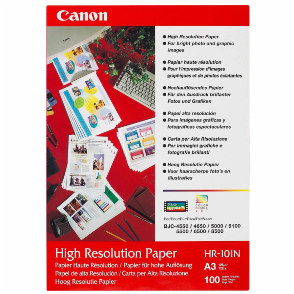 Canon HR-101 - A3 (297 x 420 mm) 100 listy obyčejný papír...