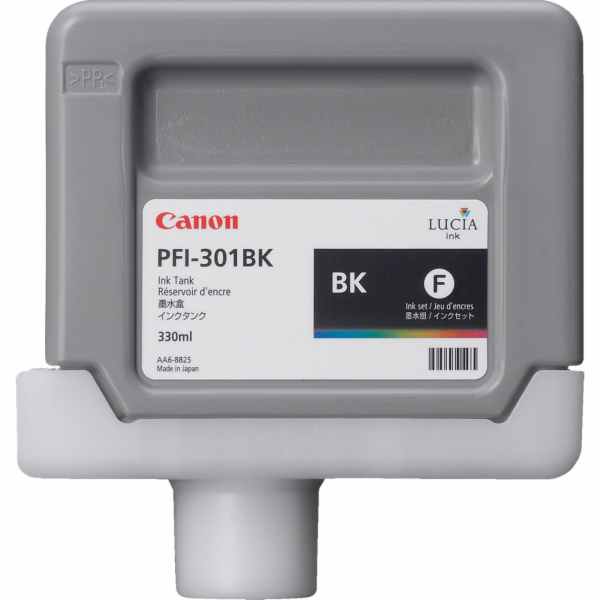 Náplň CANON PFI-301BK black iPF 8000/8000s/9000/9000s (33...