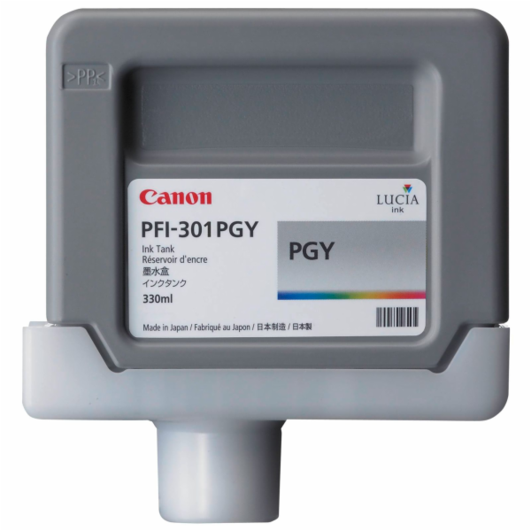 Náplň CANON PFI-301PGY photo grey iPF 8000/9000 (330ml)