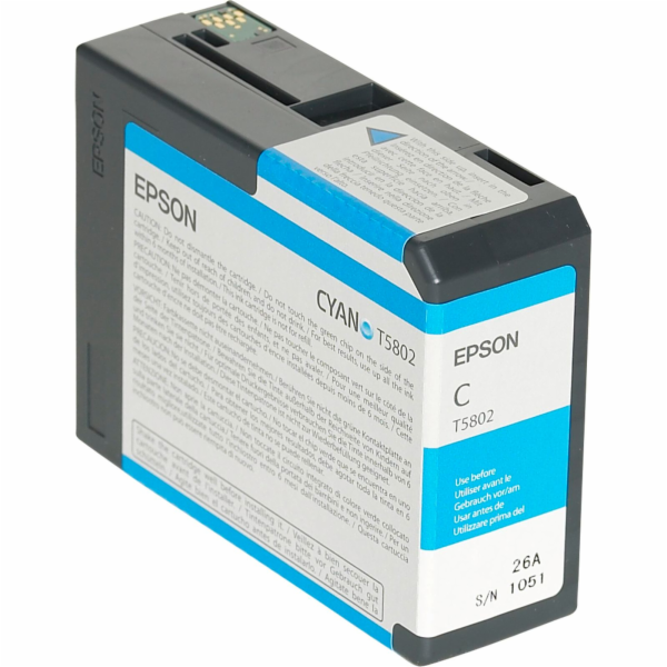 Epson cartridge modra T 580  80 ml              T 5802
