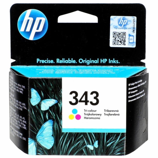 HP 343 - 7 ml - barva (azurová, purpurová, žlutá) - origi...
