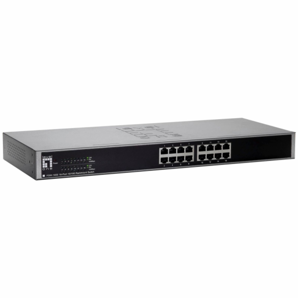 Level One FSW-1650 19" 16-Port 10/100Mbps Switch