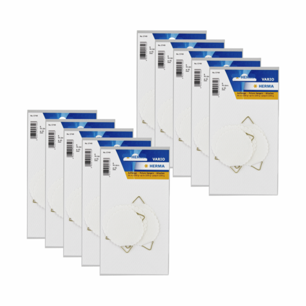 10x1 Herma Picture Hangers    45 water-soluble gumming   ...