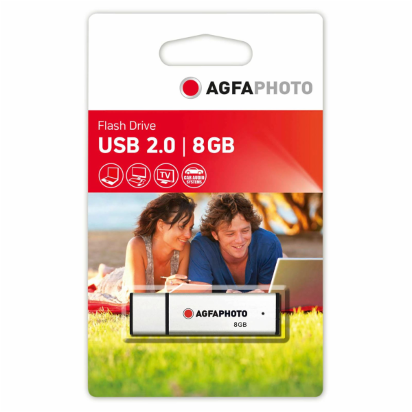 AgfaPhoto USB 2.0 stribrna 8GB 10512