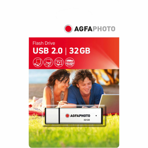 AgfaPhoto USB 2.0 stribrna 32GB 10514