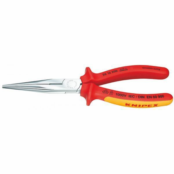Knipex 26 16 200 Půlkulaté kleště s břity (úzké ploché kl...