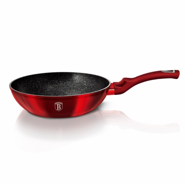 Wok s mramorovým povrchem 28 cm Burgundy Metallic Line BH...