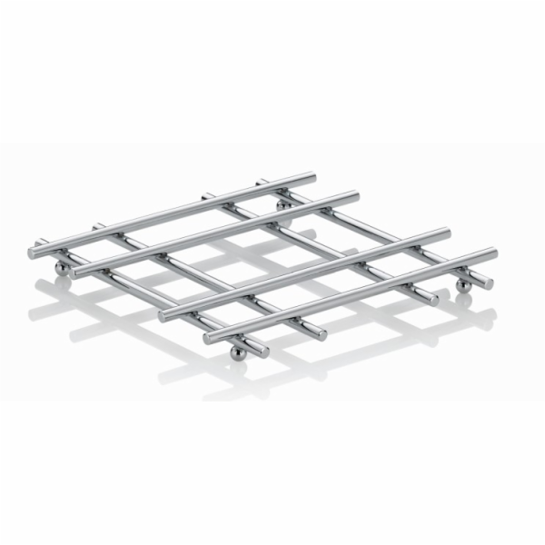 Podložka pod nádobí CARO chromovaný kov 21x21cm KL-12235