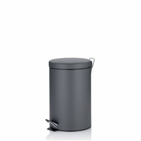 Odpadkový koš TIMON 12 L kov šedá KL-10942