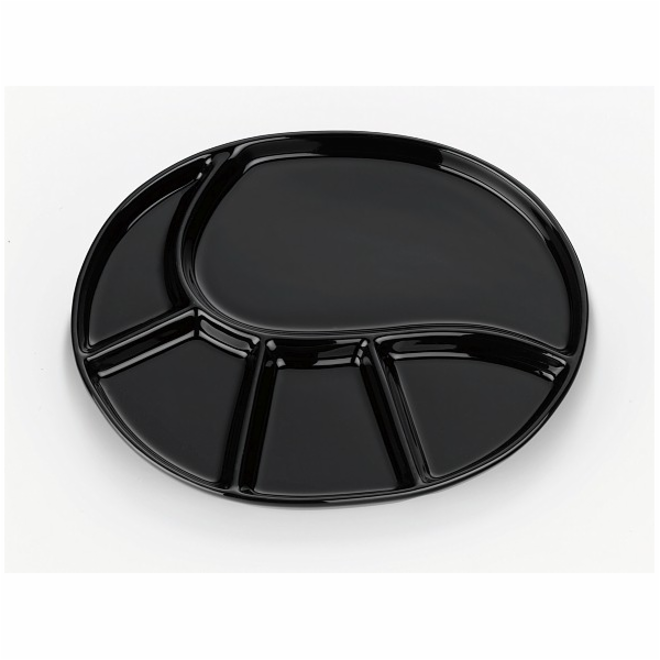 Fondue talíř VRONI černá 28,5 x 22 cm KL-67405