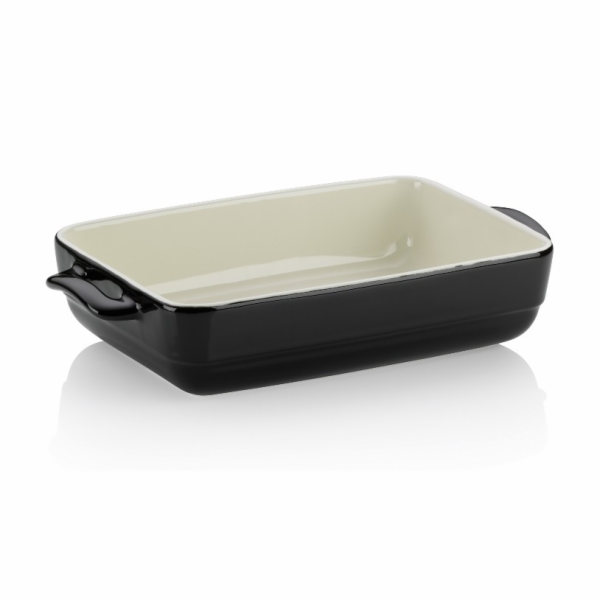 Zapékací mísa keramická MALIN 32 x 19 cm černá KL-11935