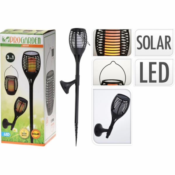 Lampa solární zahradní PROGARDEN 3v1 78 cm KO-DX9500610