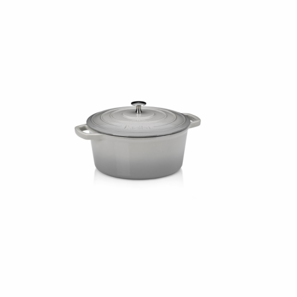 Pekáč litinový s poklicí CALIDO 26 cm šedá KL-12607