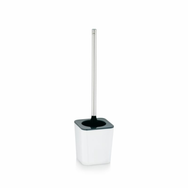 WC štětka NURIA plast/nerez bílá KL-22593