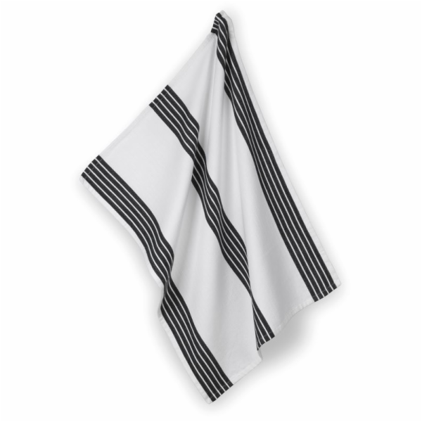 Utěrka Gianna 100% bavlna bílo-černé proužky KL-12785
